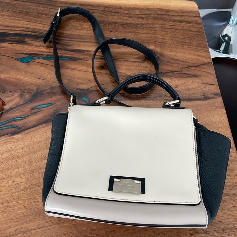 Kate Spade purse black and white